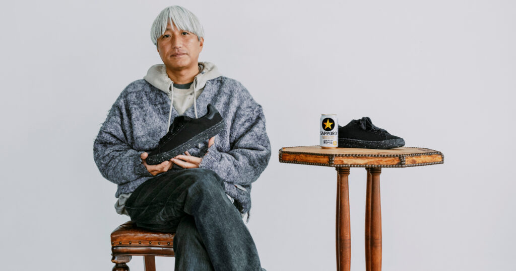 サッポロ生ビール黒ラベルMaison MIHARA YASUHIROCollaboration Sneaker